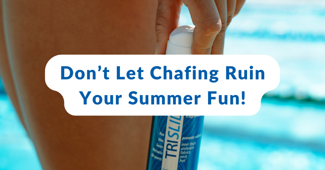 TRISLIDE anti-chafe spray for summer