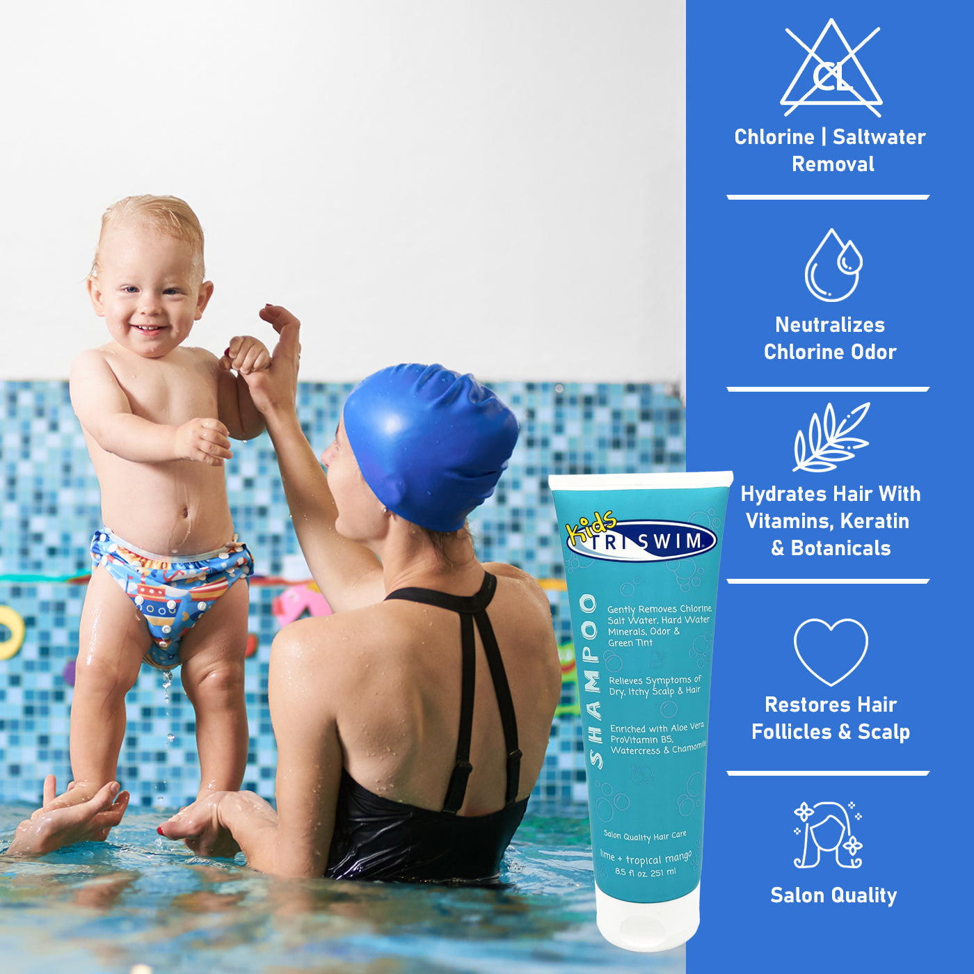 TRISWIM Kids Chlorine Removal Shampoo