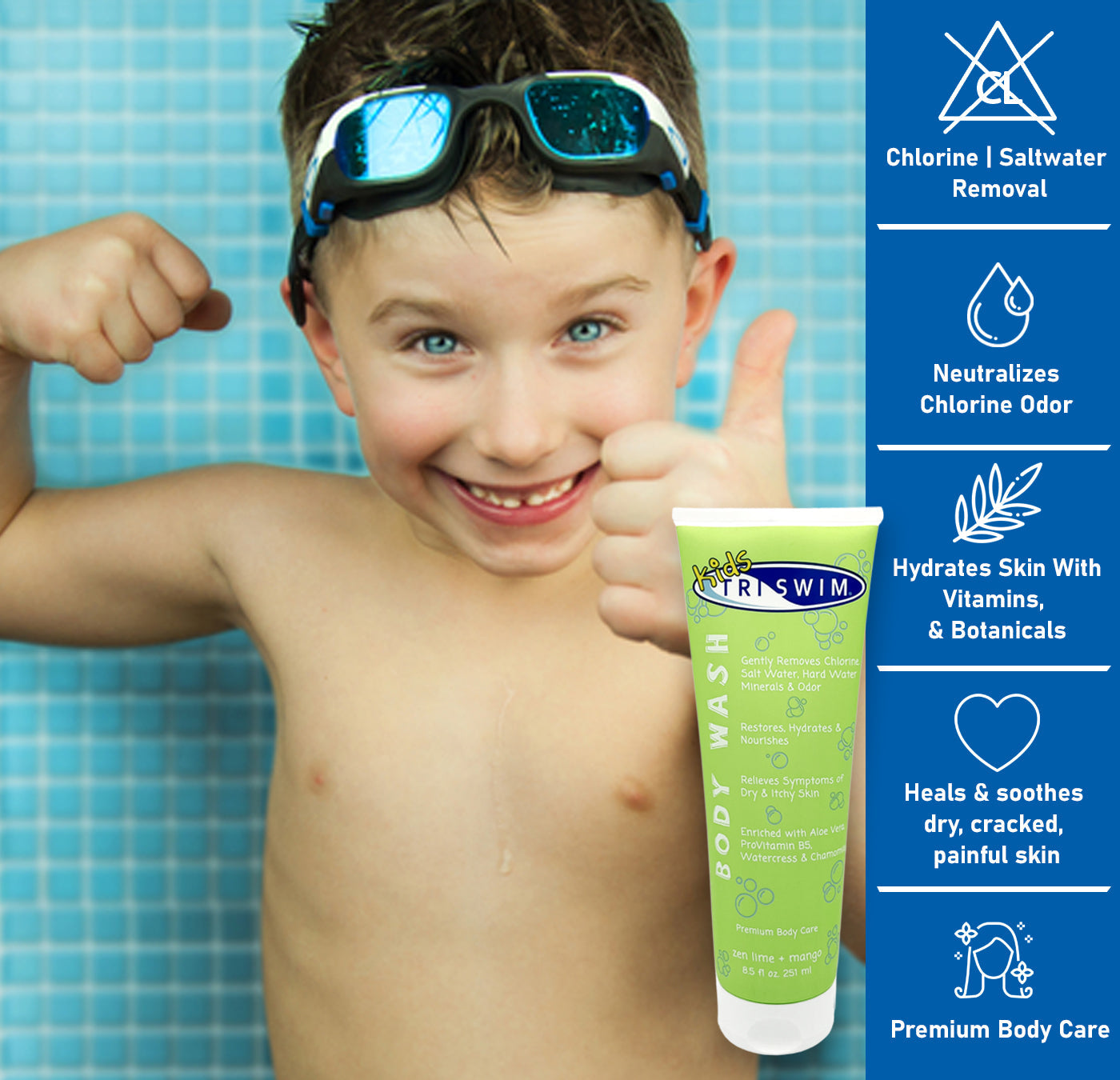TRISWIM Kids Chlorine Removal Body Wash